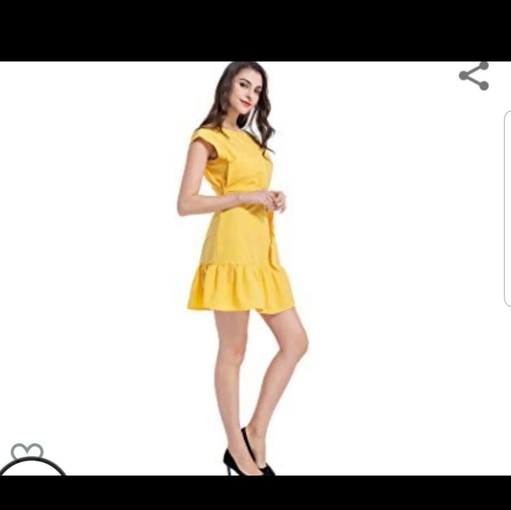 Yellow dress